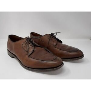 VTG Allen Edmonds LaSalle Brown Split Toe Oxford's Leather Shoes Mens 11 USA